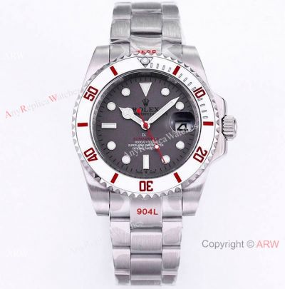 Swiss Quality Rolex DiW Submariner 'Glacial' Citizen watch Darker grey Dial White Bezel-Replica Rolex Submariner for Sale
